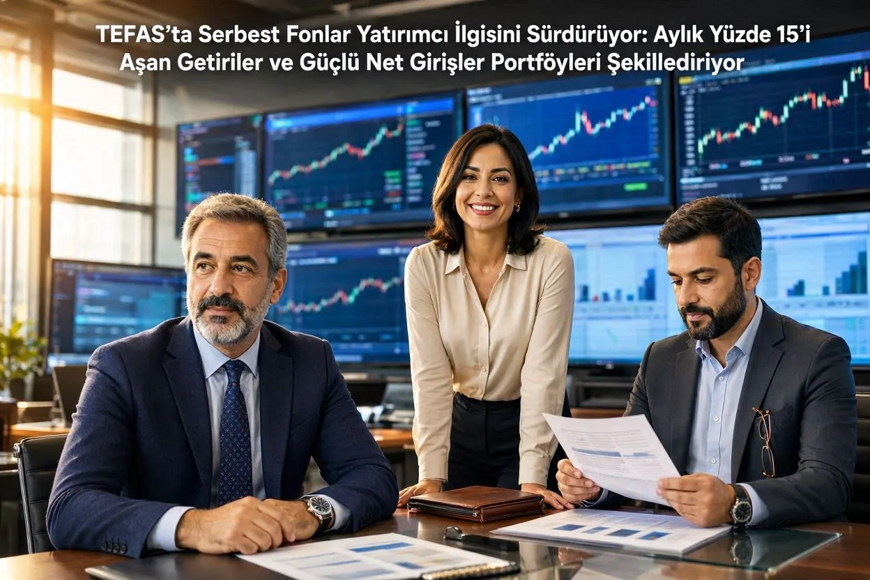 TEFAS’ta Serbest Fonlar Getiri Liderliğini Pekiştirdi: Yıllık Yüzde 1000’i Aşan Performanslar Portföyleri Şekillendiriyor